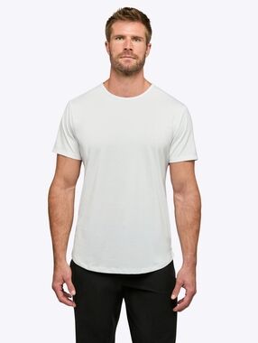 Cuts AO Curve-Hem Tee Crew Neck